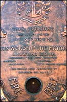 Fire station plaque