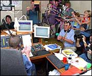 Matt Woodley comes to the end of his  marathon 24 hour broadcast
