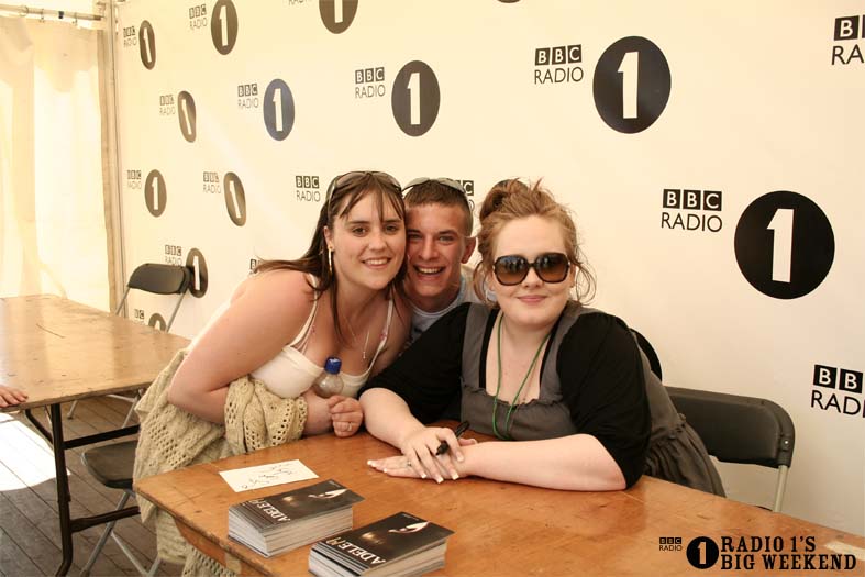 Signing sessions with Adele