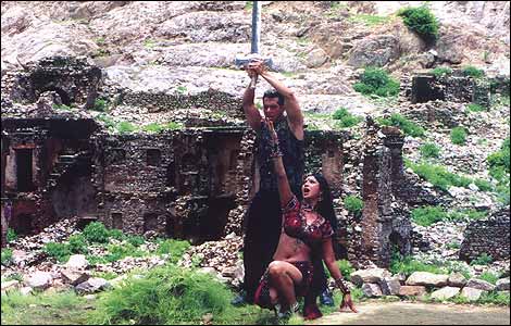 Salman Khan and Shilpa Shetty. 