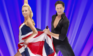 Camilla Dallerup and Brendan Cole dance for United Kingdom
