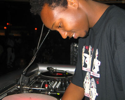 A DJ in a Kenyan club