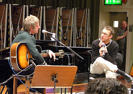 Paul Weller and Mark Lamarr