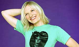 Jo Whiley, one of the presenters of Live 8 on the BBC