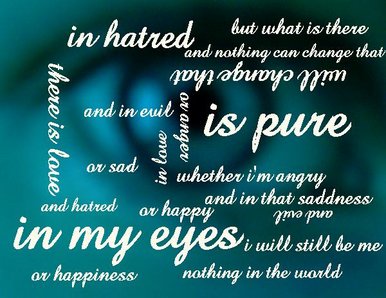 In my eyes