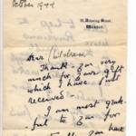letter from Constantine Churchill. letter from Constantine Churchill.