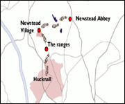 Map of the Byron walk
