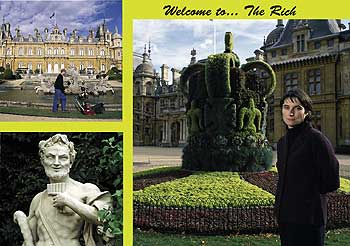 A postcard from Waddesdon Manor