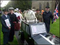 203 Micron's entry into the Bromyard Scarecrow Festival