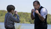 Wesley Nelson and Ray Winstone in Sex & Drugs & Rock & Roll. Photograph Copyright: Entertainment Films