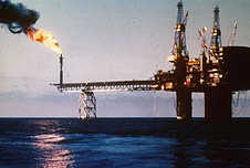 An oil rig