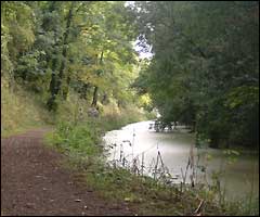 A bend in the canal