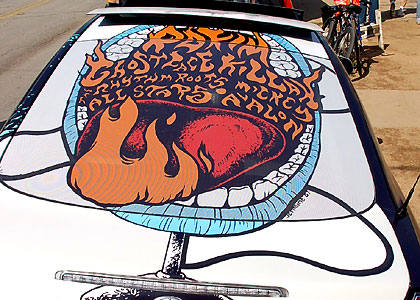 Why use fliers when you've got a car?