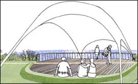 Artist's impression of the event area