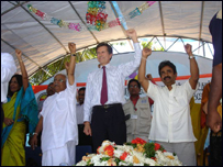 US amabassador in Sri Lanka Robert O Blake in Batticaloa