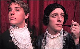 Picture: Robinson (Sam Claflin) and Captain Collett (James Ducker0