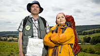 Tensions rise between Bob and Christine (Mark Heap and Ruth Jones)