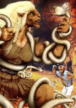 enlarged book cover of eyeofthetyger