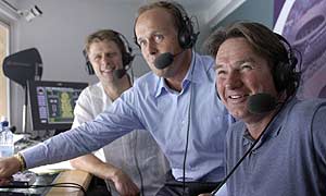  Andrew Castle, John Lloyd and Jimmy Connors 