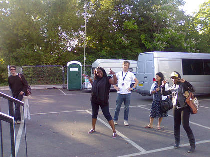 Watch out for the gospel singers!