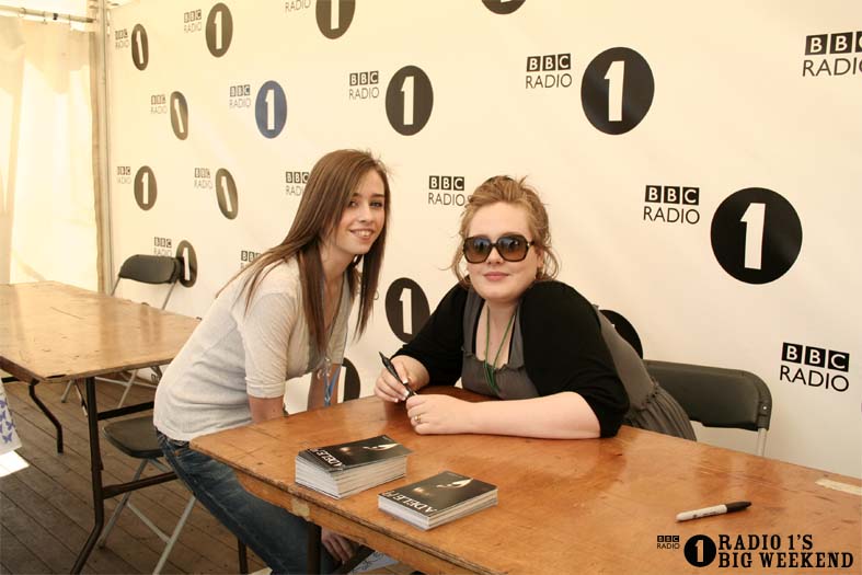 Signing sessions with Adele
