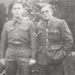 Unpaid Lance-Corporal Harold Pollins and his brother Sgt Robert Pollins on leave in Spring 1945 in the back garden of their home in Leytonstone Unpaid Lance-Corporal Harold Pollins and his brother Sgt Robert Pollins on leave in Spring 1945 in the back garden of their home in Leytonstone