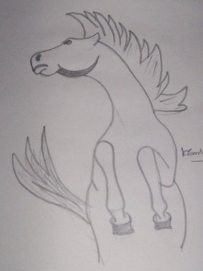 Rearing Horse..