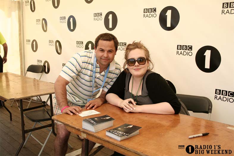 Signing sessions with Adele