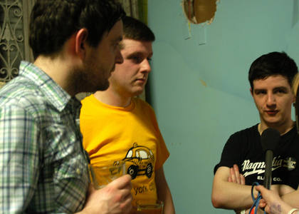 Hot Club De Paris backstage interview