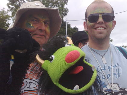 The crowd at Glastonbury
