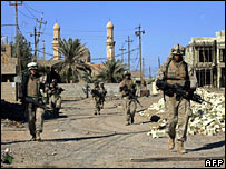 Marines americanos em Fallujah
