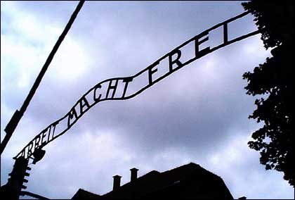 Gate at Auschwitz