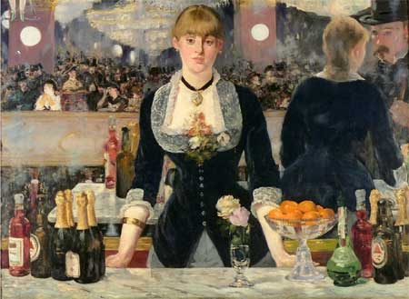 A Bar at the Folies-Bergere by Edouard Manet