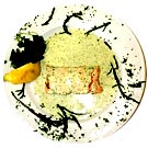 Salmon  in watercress sauce