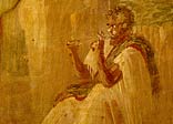 Wall-painting depicting worship of Isis