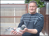 Malcolm with his birds!