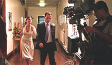 Filming a soap