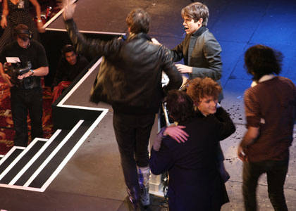 Klaxons thank the crowd