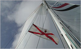 Jersey Clipper's sails