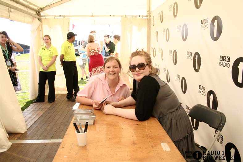Signing sessions with Adele