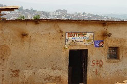 a typical sight on the streets of Rwanda