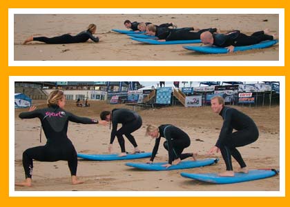 Jo Whiley Team Go Surfing
