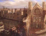 Image of the ruins of Parliament after the fire of 1834