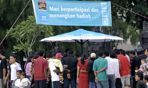 BBC interactive booth in Bali