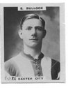 Eli Bullock playing ffotball for Exeter City 1921 Eli Bullock playing ffotball for Exeter City 1921
