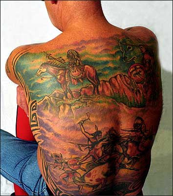 tatoo on back