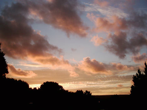 Sunset over Porth