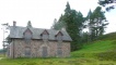 Boarded up Derry Lodge