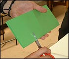Picture: cut a line into the paper