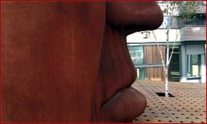Hitchcock sculpture